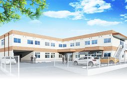 明るい外観の建物