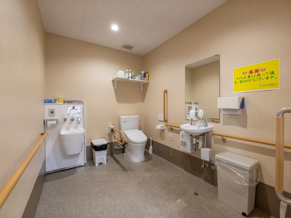 清潔なトイレスペース
