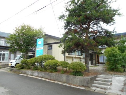 緑豊かな外観