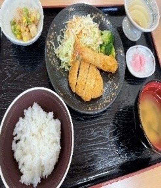 食事セットの様子