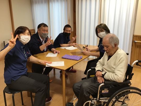 チームワークのある職場の居室