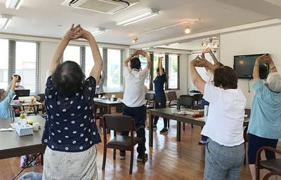 体操セッションの様子