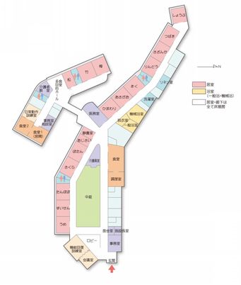 施設の間取り図