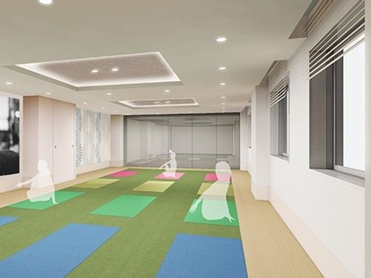 機能訓練室の活動風景