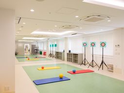 明るい機能訓練室