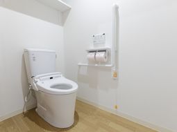 清潔感あるトイレの一角