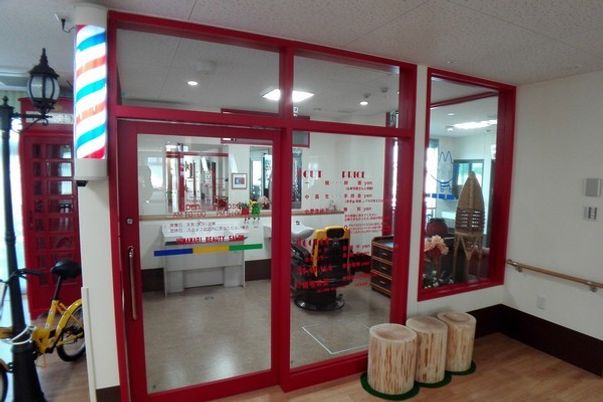 理美容室の入口