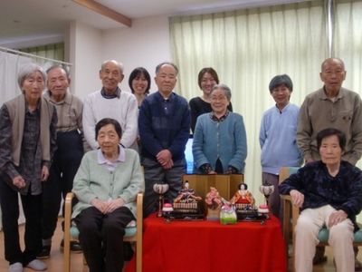 笑顔の集まりリビング