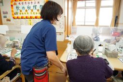 書道活動支援のシーン