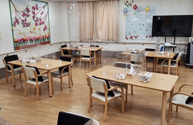 明るいリビング