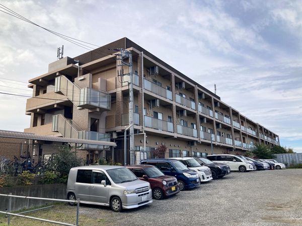 車が並ぶ建物