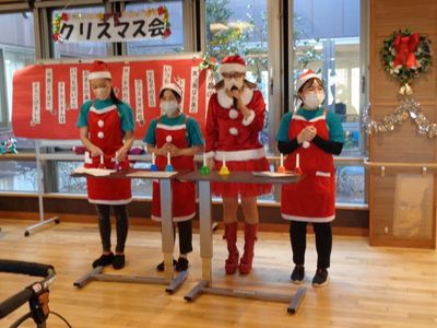 クリスマス会のイベントルーム  