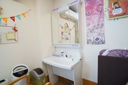 居室の洗面台コーナー