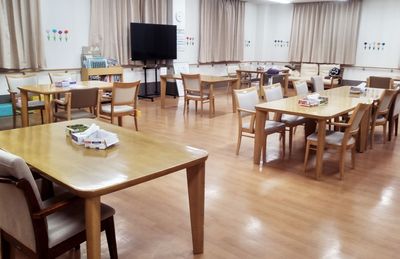 ゆったりした空間ダイニングルーム