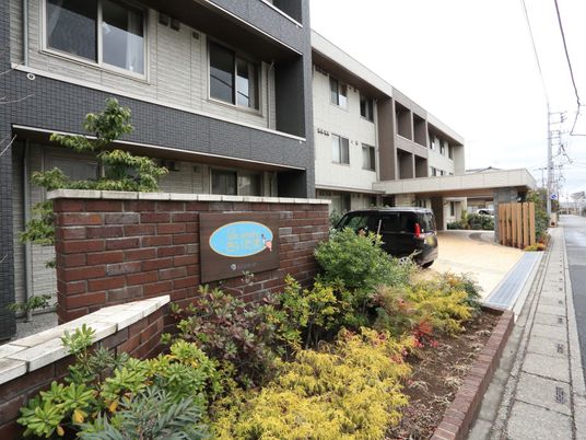 建物正面と看板