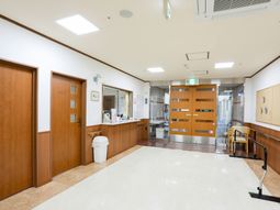 清潔なフロントエリア