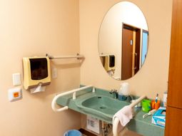 洗面台に手すり設置