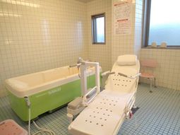 清潔な浴室設備