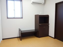 清潔な居室の一角