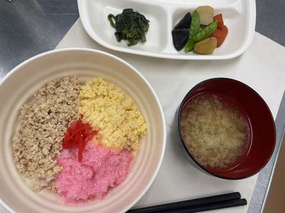 彩り豊かな食事内容