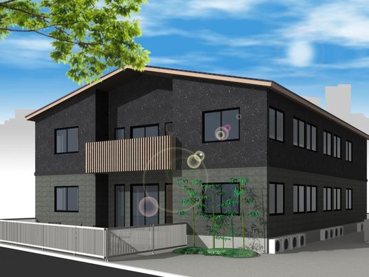 モダンな建物の外観