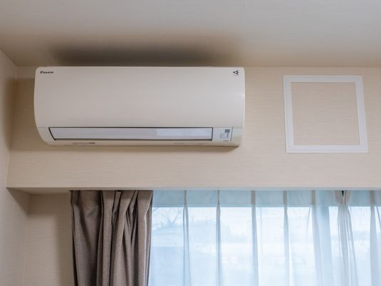 エアコン付きの部屋