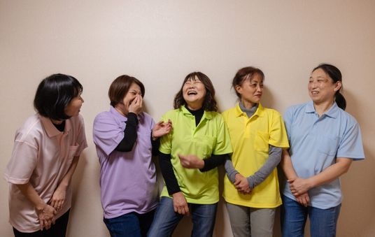 楽しそうなスタッフの様子