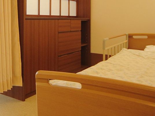 木目調の居室  