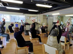 機能訓練室での活動