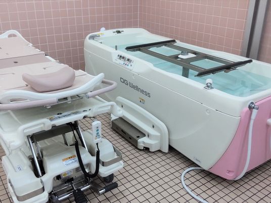 清潔な浴室の機器