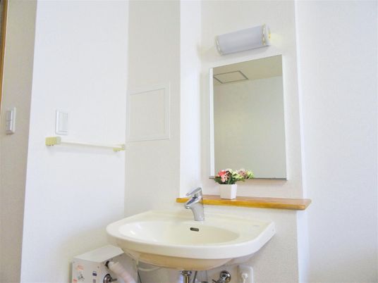 明るい洗面スペース