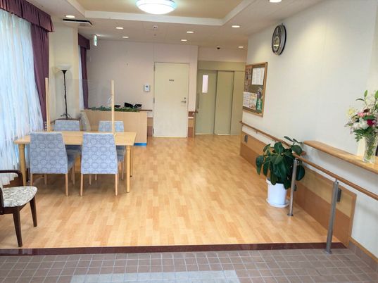 広々とした共有スペース