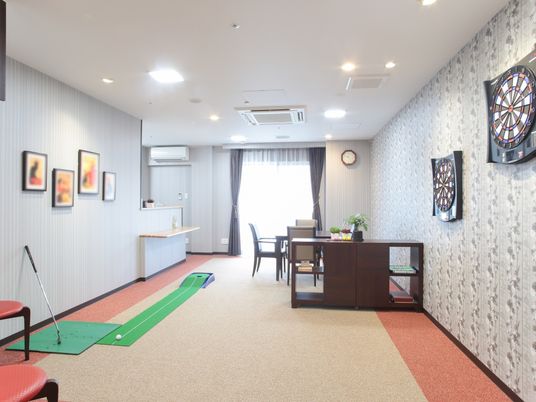 充実したレクリエーション室