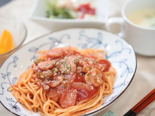 盛り付けられたおいしい料理