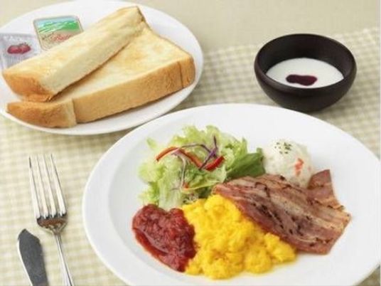 バランスの取れた朝食メニュー