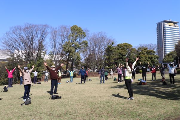 元気な運動風景