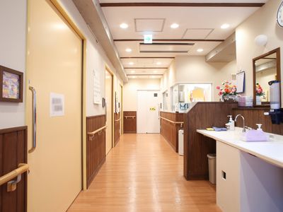 暖かみのある廊下