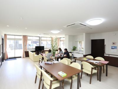 居心地の良い食堂スペース