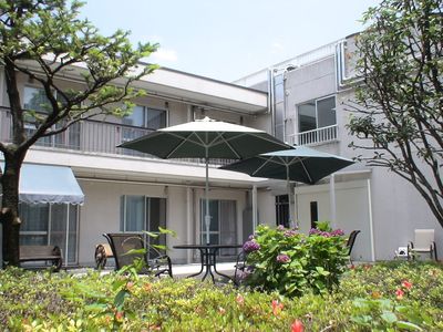 開放的なテラス