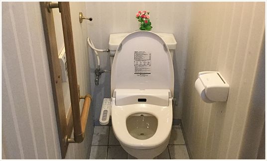 清潔なトイレ空間