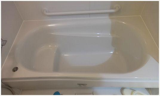 清潔な浴室の一角