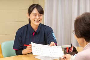 職員が楽しく指導する風景