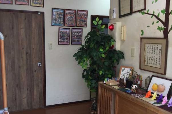 装飾された廊下