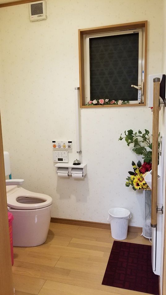 快適な設備のトイレ