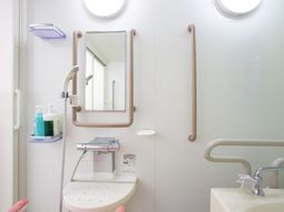 バリアフリー対応の洗面台