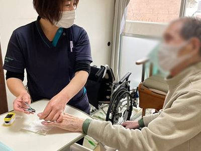 ケア活動の一場面