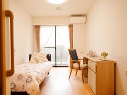 清潔感ある居室の一角