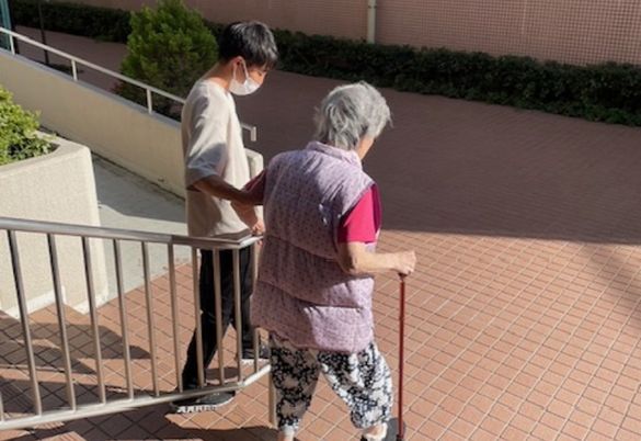 歩行サポートの外観