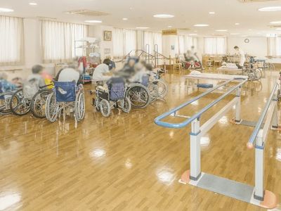 ゆったりと過ごせる機能訓練室