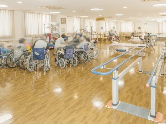 ゆったりと過ごせる機能訓練室
